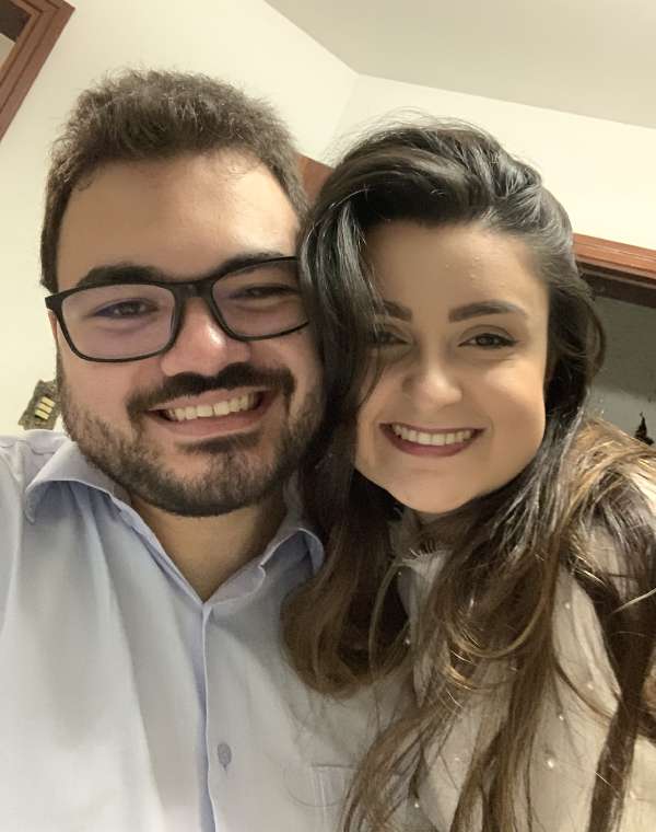 Foto de Júlia e José